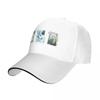 Polar Bear Hearts Cards Print Baseball Cap Rugby Sun Hats For Women Unisex's