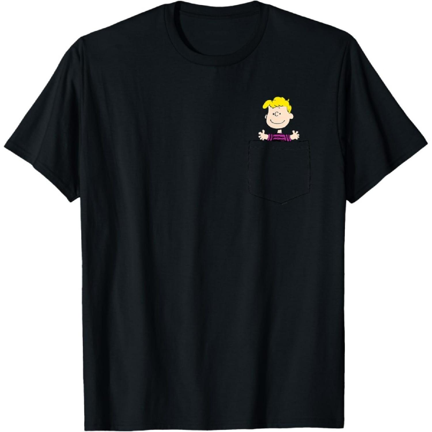 Peanuts Schroeder Faux Pocket T-Shirt S