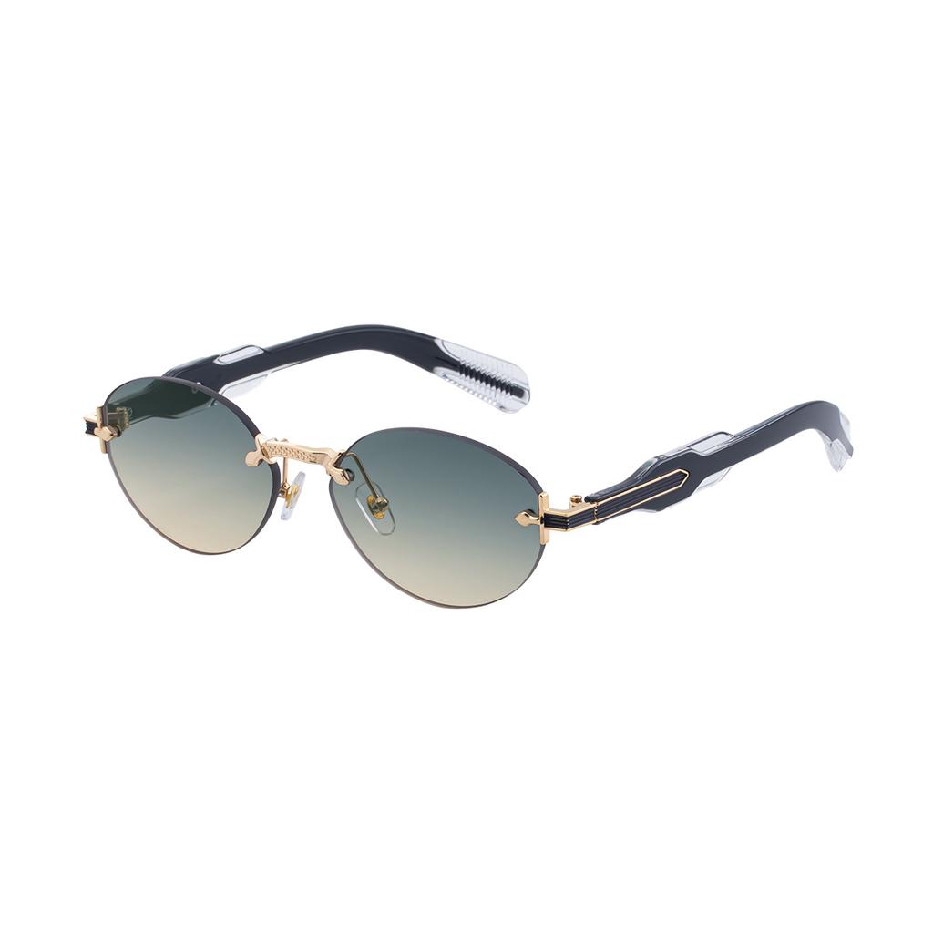 JYL TS Men's Rimless Oval - Unique Outdoor Sun-Protective Sunglasses CY-69360