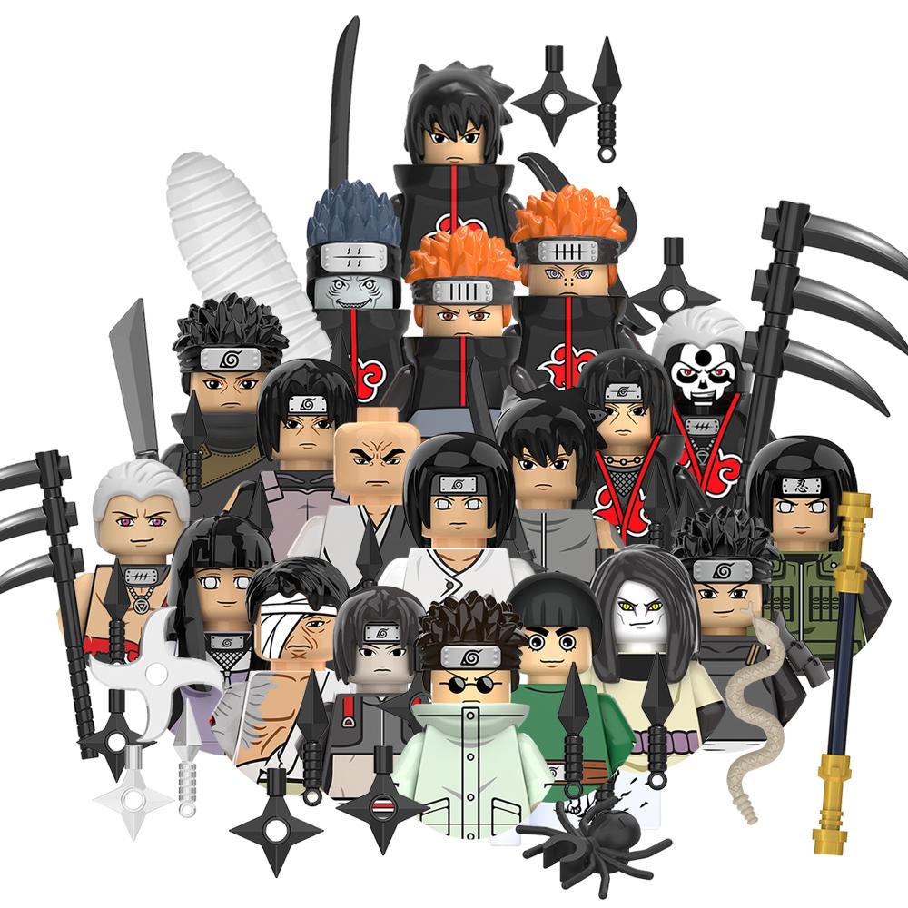 MOC Creative Anime Cartoon Bricks Dolls Compatible Model Mini Education Puzzle Assemble Action Figures Building Blocks Toys