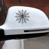Spider Web Style Car Body Window Sticker Reflective Decal Decor Accessories