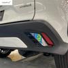 Rear Bumper Fog Light Lamp Eyebrow Frame Decoration Cover Trim For Toyota Corolla Cross XG10  - 2025 ABS Chrome Accessories