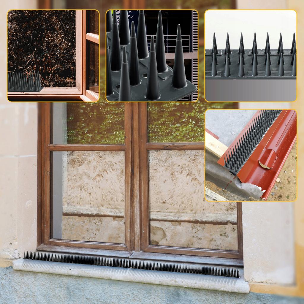 KADAX 6x Vogelspikes Taubenabwehr Vogelabwehr Dicht Hoch Stark 3,06m