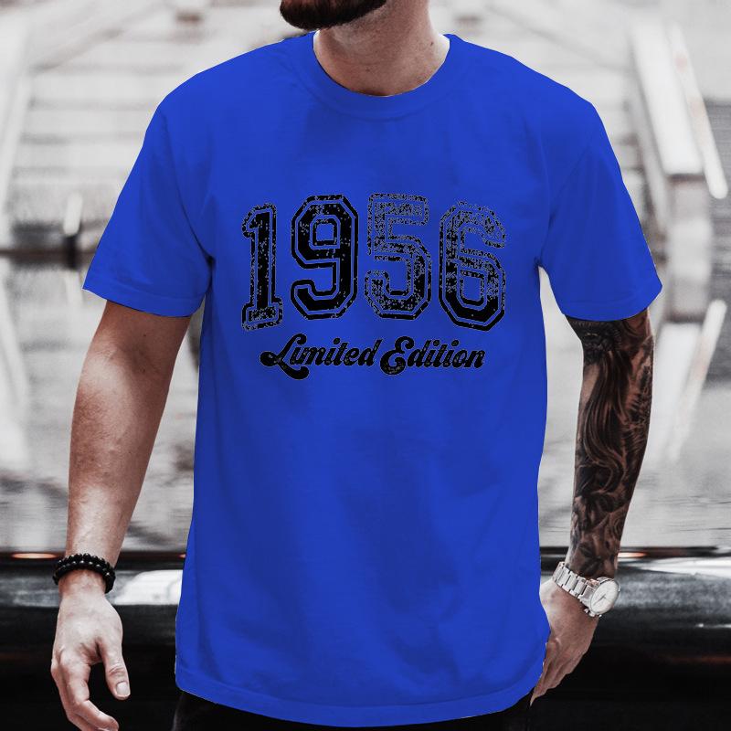 Vintage 1956 Birthday TShirt Birthday Shirt Funny Retro Limited Edition Tee Tshirt for Unisex Tee Tops Short Sleeve Unisexs Clothing