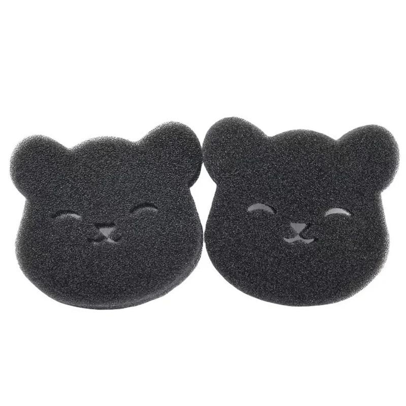 2/4PCS Pet Hair Remover Sets - Reusable Sticky Sponge for Washing Machine & Dryer, Black
