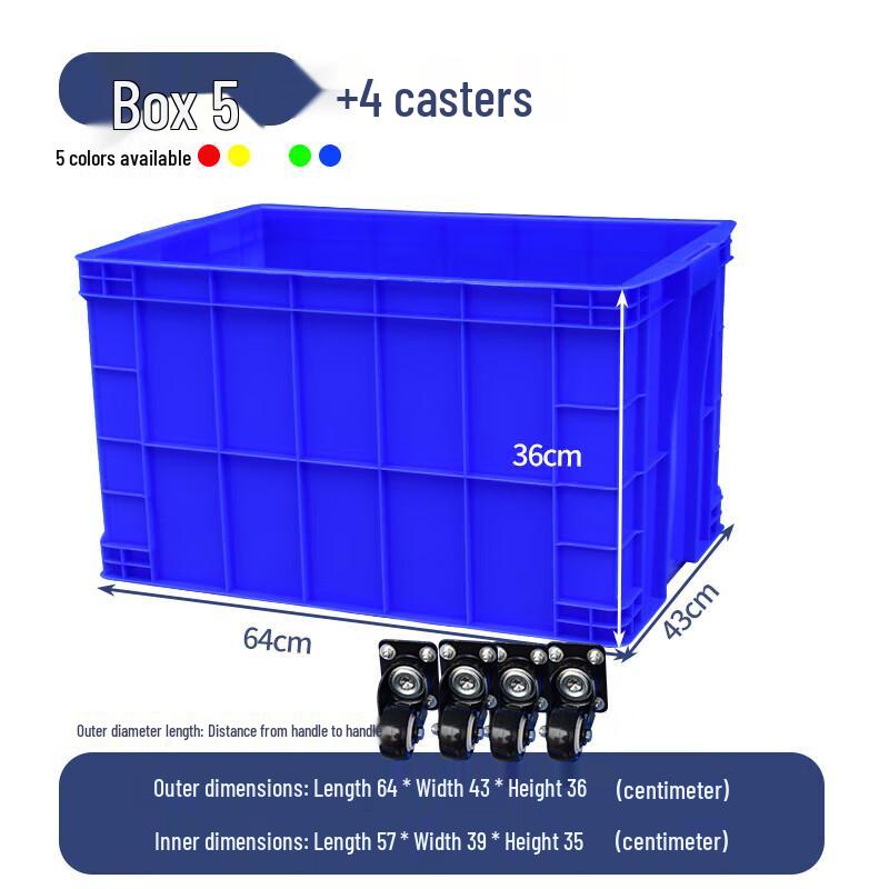 Yishuxiang Heavy-Duty Plastic Storage & Transport Box