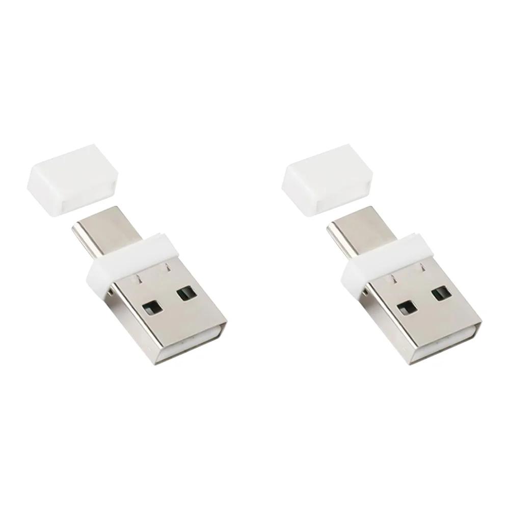 2 In 1 Mouse Jiggler Undetectable Automatic Mover USB Type C Undetectable Automatic Shaker Driver-Free for Computer Keep Awake