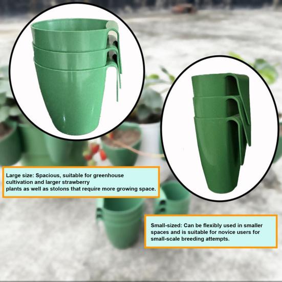 Strawberry Propagation Cups Ventilated Strawberry Plant Starter Cups with And Runner Forks Propagation Containers for Promoting Healthy Growth