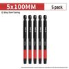 Hexagonal Anti-Slip S2 Alloy Steel Magnetic Screwdriver Bits for Electric Drills