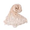 Fashion Solid Color Silk Scarf Ruffled Edge Chiffon Chiffon Hijab Veil Soft Long Sunscreen shawl Outdoor