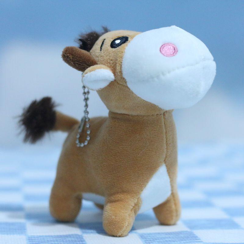 Donkey Plush Sweet Keyring Charming Cartoon Soft Toy For Bags And Fun Accessories