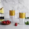 50pcs 10oz Golden Rim Cups, Durable Hard Plastic Water Glasses Suitable for Weddings and Parties, Party Dinnerware Drink Ware