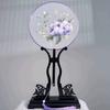 Peony Chinese Style Dance Fan, Double-Sided Embroidery, Traditional Suzhou Embroidery, Hanfu, Cheongsam, Ancient Costume Round Fan