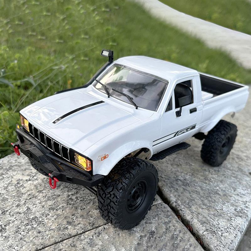 WPL C24-1 RC Rock Crawler RC Truck 4WD 1/16 Remote Control Pickup Crawler Off Road 2.4G Full Scale RC Car Kid Boy Adult Toy Gift