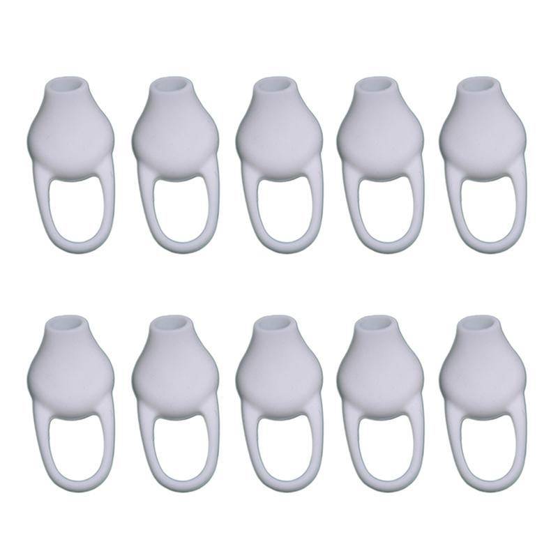 10Pcs Silicone Ear Bud Eartips Cushions For Universal Wireless Bluetooth-Compatible Headphone Earphone Earplugs Replacement