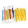 61pcs Plastic Clay Cutters Polymer Clay Cutters Set DIY Clay Cutters Complete Set Carving Knife Mould Clay Cutter