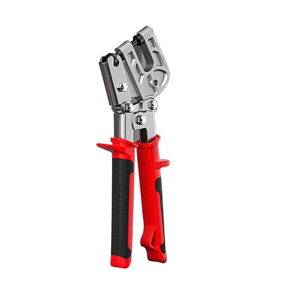 Durable Alloy Keel Clamp Flat Hole Heavy-Duty Keel Crimping Pliers Fastening Stud Crimper Gypsum Board Installation