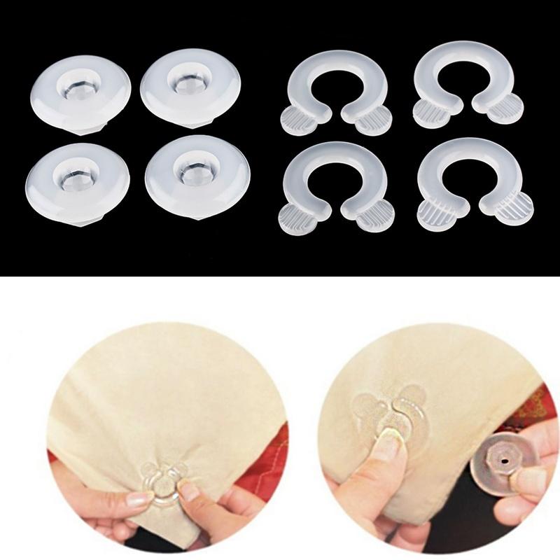 New 4Pcs/Set Home Useful Bed Duvet Covers Sheet Holder Clip Clamp Fastener Quilt Cover Gripper