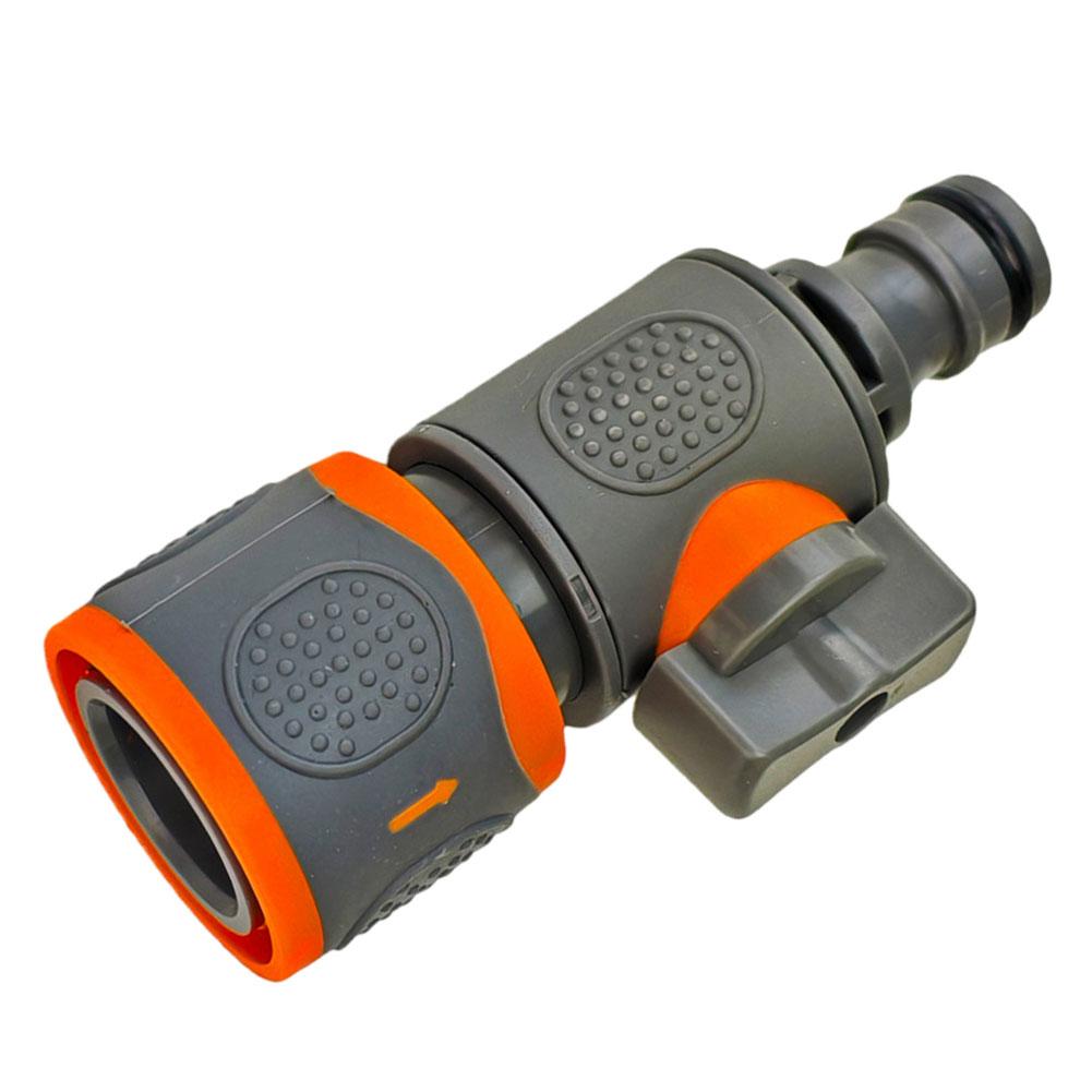 Integrated Flow Control Valve Garden Hose Adapter Leak-free Connection
