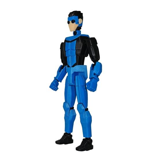 Action Figure Exquisite with Flexible Joints Fully Articulated Model Desktop Display Collectible Gift for Fans