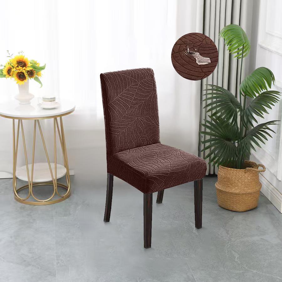 Wasserdichter Europäischer & Amerikanischer Stil Blatt-Jacquard Stretch Stuhlbezug