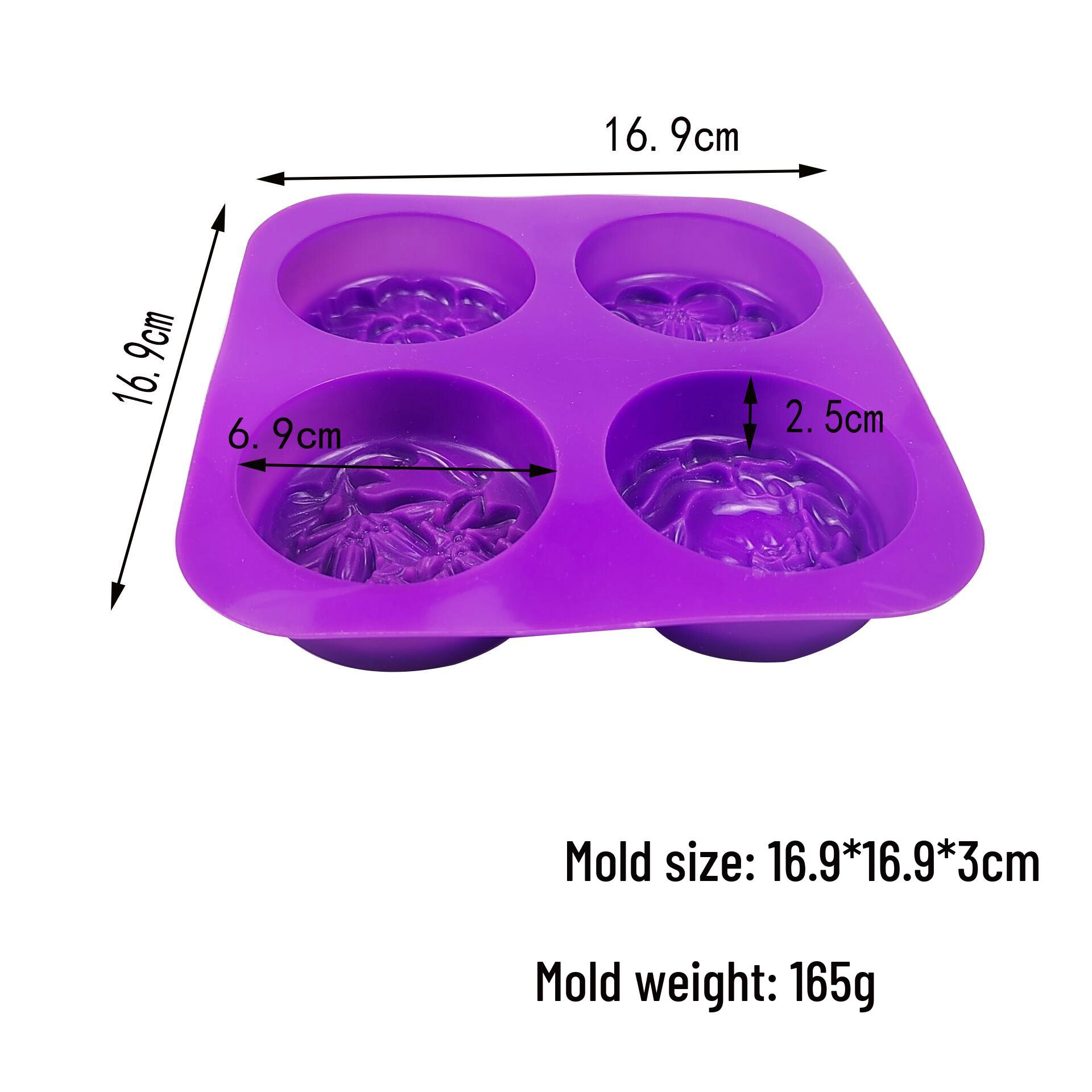 

Силиконовая форма ручной работы квадратная для мыла и торта – термостойкая, легко извлекаемая