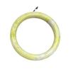 Lantian Jade Flat Bar Bangle for Women – Cauliflower Jade Floating Flower Design, Ideal for Live Streams and Sales Meetings
