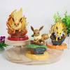Pokmon Figures of 9 Styles: Eeveelution Mirror Sylveon Glaceon Leafeon Vaporeon Umbreon Flareon Anime Model Ornaments