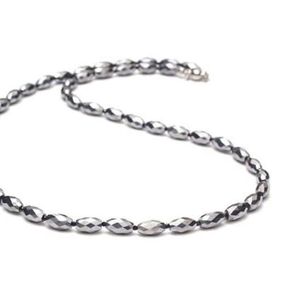 Terahertz Black Spinel 10mm X Spinel Officially Terahertz Power Natural Ultra Far Barrel Shape [OVER-9] Necklace, 6mm, Cut, Inspected! Ore, Stone,