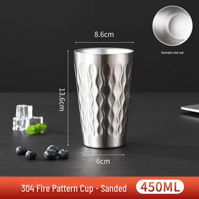 

Fire Diamond Pattern Stainless Steel Double Wall Tumbler