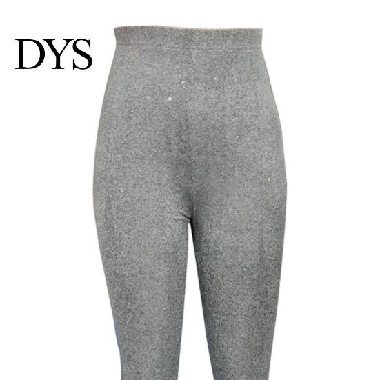Shimmering Skinny Trousers Women Pencil High Waist Glitter Long Pants Shimmery Elastic Fabric Sequin Leggings Daily Wear Fine Design