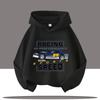 2025 New Vintage Car Children's Hooded Sweatshirt with Cartoon Print, Boys' Sportswear, Girls' Casual Top, Fall-winter Clothing