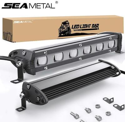 8-Zoll-Spot-Arbeitslichtleiste Flut-Combo-LED-Lichtleiste Off-Road-Lichter Nebelscheinwerfer LED-Arbeitslicht für Pickup-Trucks