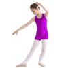 Girls Basic One Piece Cross Back Straps Gymnastic Ballet Dance Leotard Unitards Bodysuit Athletic