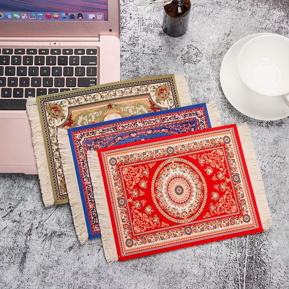 Anti-slip Tablet Mat Table Decoration Durable Desk Cushion Mousepad Persian Rug Style Mice Mat