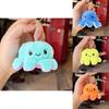 Reversible Octopus Plush Keychain Doll Pendant For Kids Gift