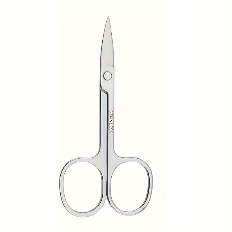 Professional Stainless Steel Eyebrow Scissors Sharp Blades for Precise Facial Hair, Eyebrows Beard, Nose Nail & Foot Grooming