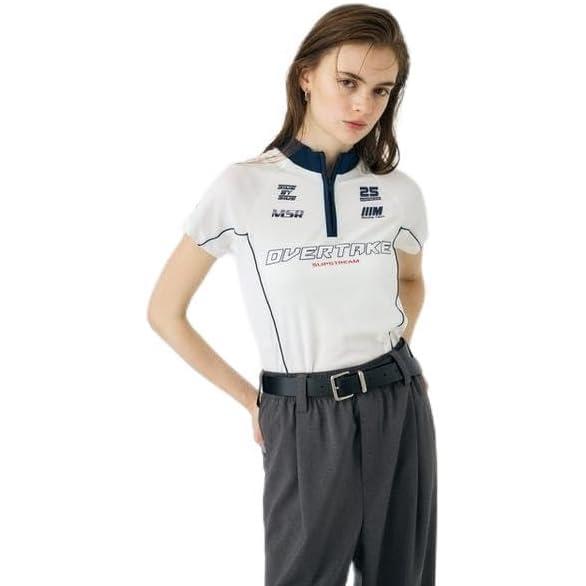[Mousy] HALF ZIP Racing TEE