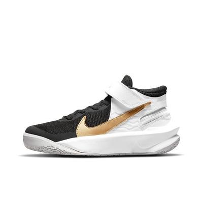 Team Hustle D10 FlyEase GS Black White Metallic Gold DD7303-002