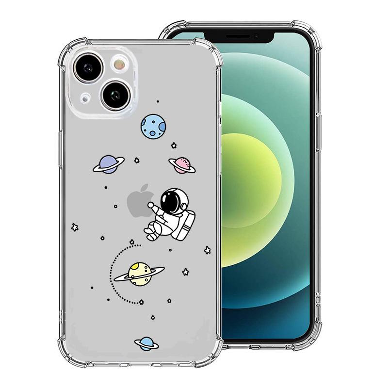 

Чехол TPU с тематикой Galaxy для Apple 15 PRO MAX и iPhone14, обеспечивает защиту от падений 12