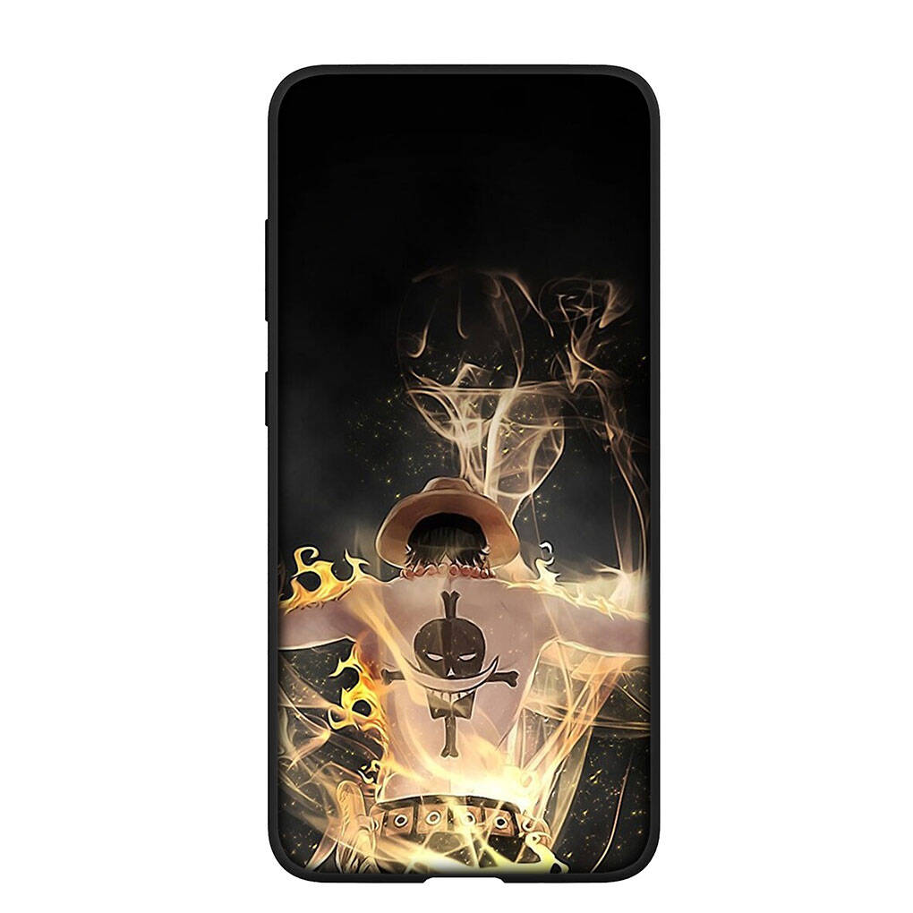 Phone Case for Samsung Galaxy S25 S23 S24 Ultra FE Plus A05 A06 A15 A16 A36 A37 A35 A34 A54 A52 A55 A56 A57 A25 A26 A53 A17 Luffy One Piece Ace Cover