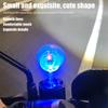 Lumières de Véhicule à LED Alimentées par le Vent Forme d'Éolienne Ornement Lumineux LED à Vent Lampe de Voiture Décoration de Guidon Pour Électrique