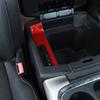 CD Switch Button Cover Trim Decor Sticker for Dodge Ram 2010-15 Red Carbon Fiber