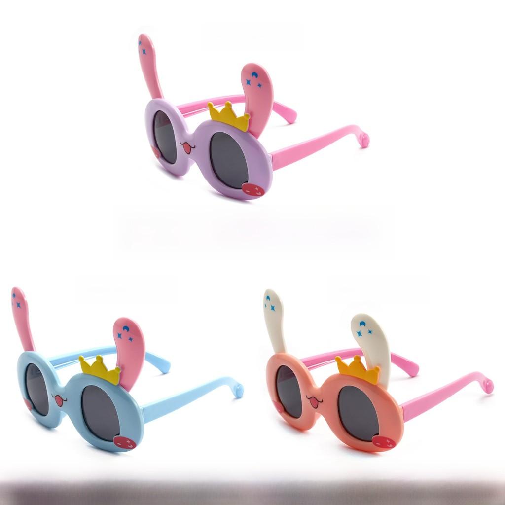 Childrens Cartoon Silicone Sunglasses With Uv400 Protection For Outdoor Play And Parties