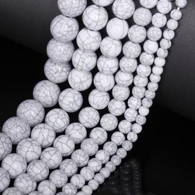 Fashion Handwork Imitation Turquoise 6-16mm for Jewelry Making Bracelet Accessories 50-5Pcs Loose Spacer Beads Beading Accessories DIY