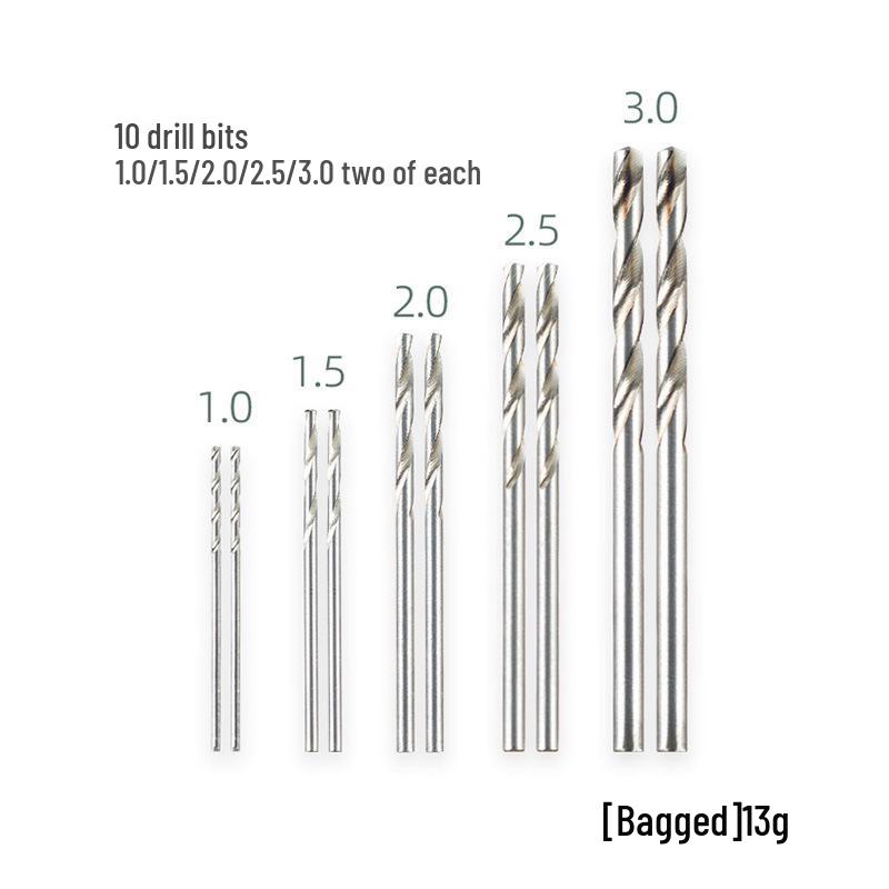 Wenge Wood Hand-Twisted Mini Drill for Precision Carving and Punching