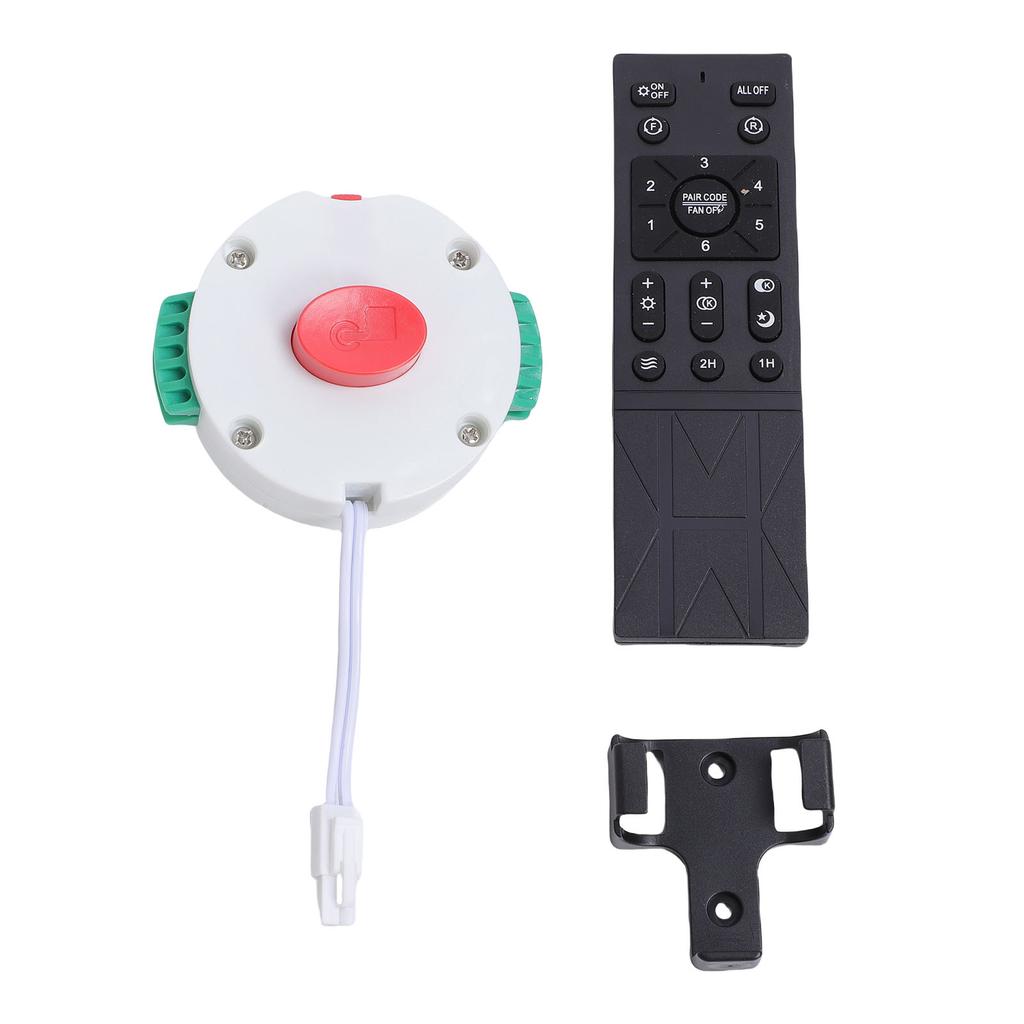 Flush Mount Ceiling Fan with Lights Remote 3 Color Temperature Dimmable Timing 6 Speeds LED Fan Light for Bedroom Living Room