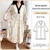 Maternity Labor Gown & Nursing Pajama Set with Built-in Bra for Spring/Summer