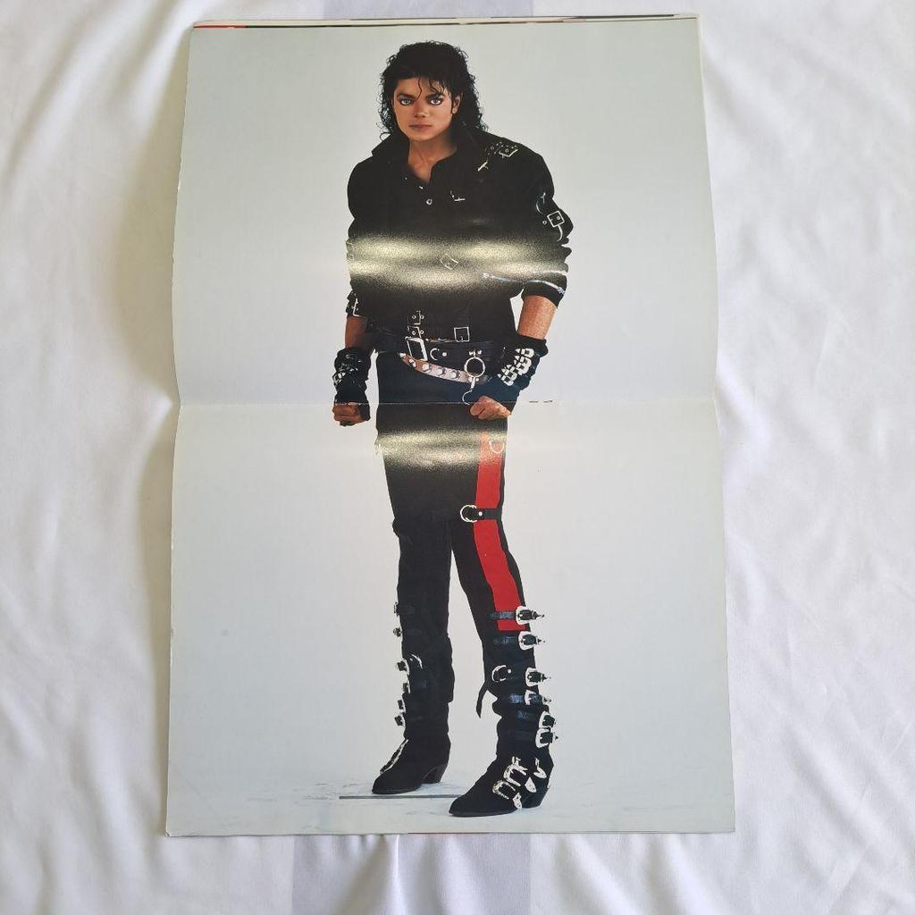 [USED] Price discount T-shirt LL bonus Michael Jackson pamphlet 2-volume set 1987 Hist