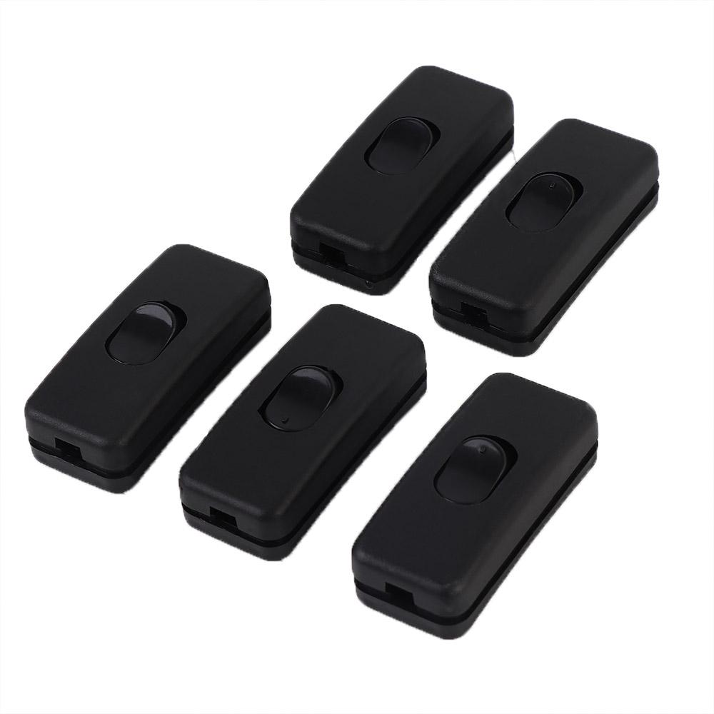 Black ON/OFF Desk Light Accessories Switches 110-250V Cord Cable